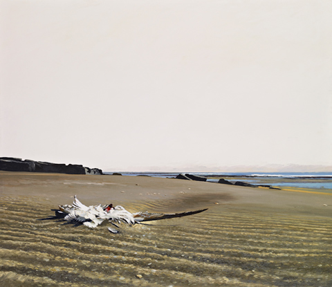 Verkið Á sandinum, 1981 eftir Eirík Smith