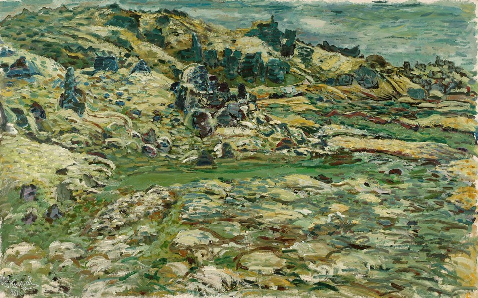 Verkið Fyrir sunnan Hafnarfjörð eftir Jóhannes Kjarval